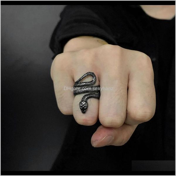 cluster rings jewelry drop delivery 2021 joint creative pattern diamond set snake ring for men jlope, Golden;silver
cluster rings jewelry drop delivery 2021 joint creative pattern diamond set snake ring for men jlope, Golden;silver