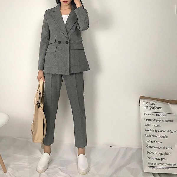 women blazer set suits office lady slim ol suit pencil pants 2 piece work interview pant formal jacket women's two, White
women blazer set suits office lady slim ol suit pencil pants 2 piece work interview pant formal jacket women's two, White