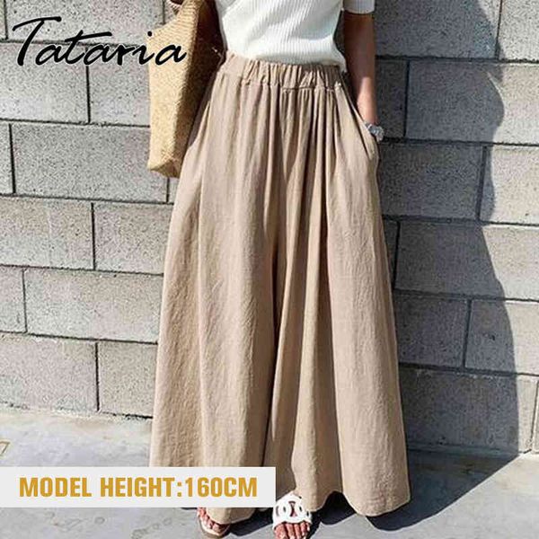 harajuku cotton linen pants for women summer soft thin wide leg add fertilizer trousers calf-length streertwear female 210514, Black;white
harajuku cotton linen pants for women summer soft thin wide leg add fertilizer trousers calf-length streertwear female 210514, Black;white