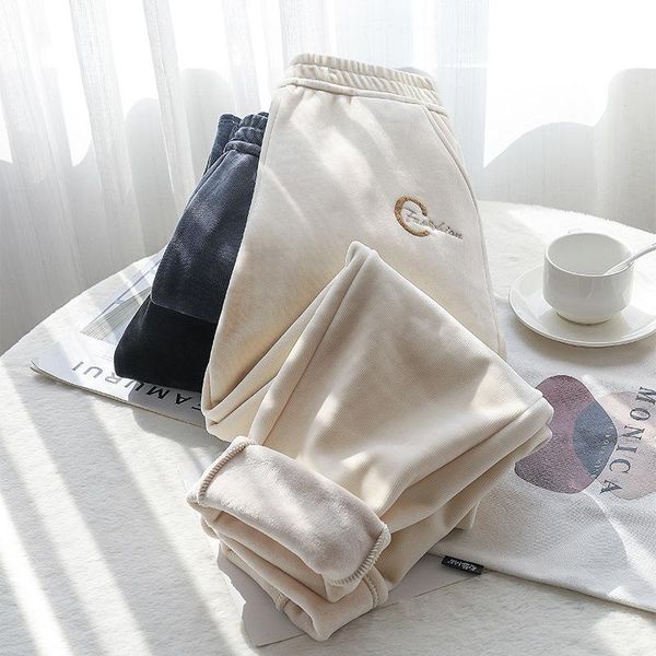 women's pants & capris cgc 2021 winter plus velvet high waist for women warm harem female casual harajuku solid loose trousers sweatpan, Black;white
women's pants & capris cgc 2021 winter plus velvet high waist for women warm harem female casual harajuku solid loose trousers sweatpan, Black;white