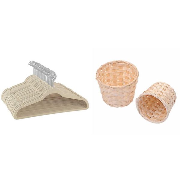 pieces slippery velvet hanger-suit hanger & 10pcs artificial flowers storage basket straw bamboo baskets hangers racks
pieces slippery velvet hanger-suit hanger & 10pcs artificial flowers storage basket straw bamboo baskets hangers racks