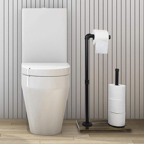 toilet paper holders retro industrial style holder standing bathroom tissue storage shelf with wooden base home decoration
toilet paper holders retro industrial style holder standing bathroom tissue storage shelf with wooden base home decoration