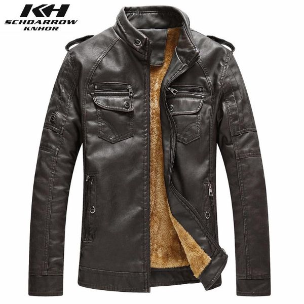 men's fur & faux quality autumn winter men leather jacket fleece warm coat leisure male motorcycle windproof pu plus size 4xl, Black
men's fur & faux quality autumn winter men leather jacket fleece warm coat leisure male motorcycle windproof pu plus size 4xl, Black