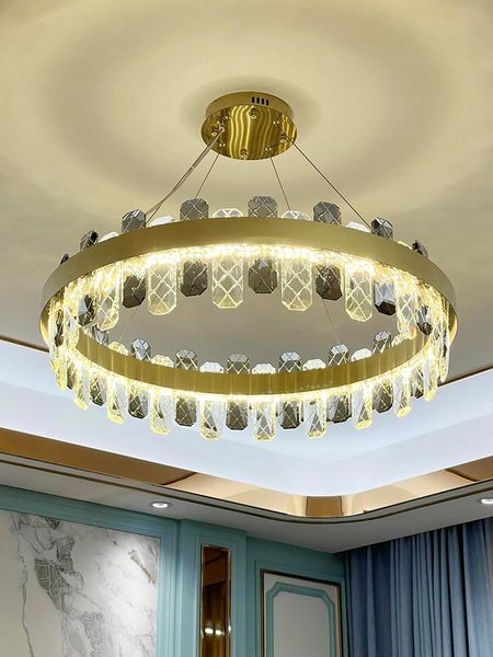 pendant lamps light luxury chandelier post-modern crystal living room lamp simple atmosphere dining bedroom creative
pendant lamps light luxury chandelier post-modern crystal living room lamp simple atmosphere dining bedroom creative