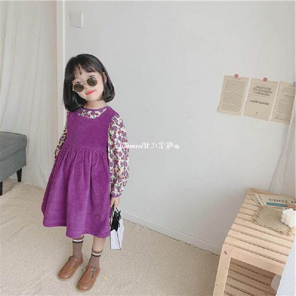 clothing sets girl suit flower round collar t-shirt with wicked velvet vest dress 2021 autumn, White
clothing sets girl suit flower round collar t-shirt with wicked velvet vest dress 2021 autumn, White