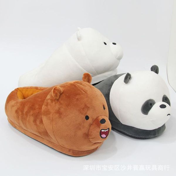 home plush animal warm shoes cotton slippers anime panda polar bear cosplay female / male couple style, Black
home plush animal warm shoes cotton slippers anime panda polar bear cosplay female / male couple style, Black