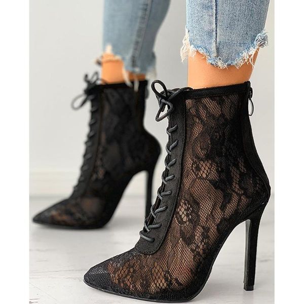 boots thin heels pointed toe lace-up cross-tied mesh print black sping autumn elegant 2021 women shoes ankle
boots thin heels pointed toe lace-up cross-tied mesh print black sping autumn elegant 2021 women shoes ankle