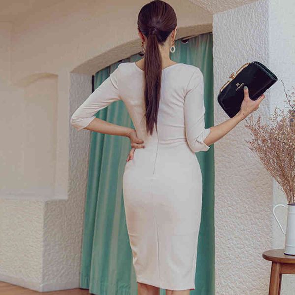 dresses 2021 spring vestidos simple wear single-breasted women's office work bodycon sheath casual pencil es, Black;gray
dresses 2021 spring vestidos simple wear single-breasted women's office work bodycon sheath casual pencil es, Black;gray