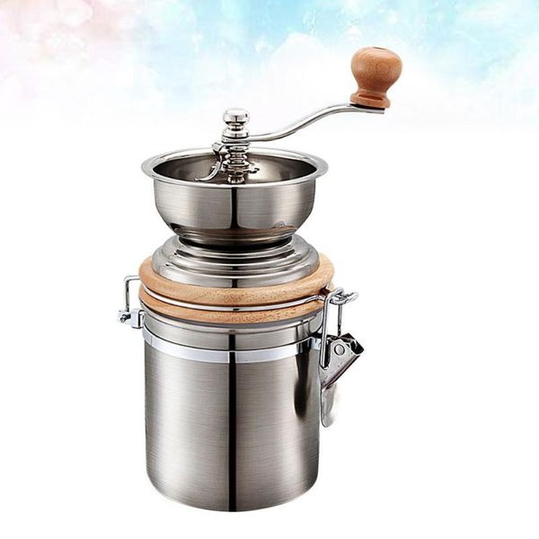 manual coffee grinders stainless steel container bean grinder mills machine hand conical burr pepper spice kitchen t
manual coffee grinders stainless steel container bean grinder mills machine hand conical burr pepper spice kitchen t