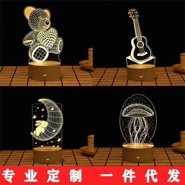 popular children cartoon creative gift plug in led night light 3d bedside night light
popular children cartoon creative gift plug in led night light 3d bedside night light