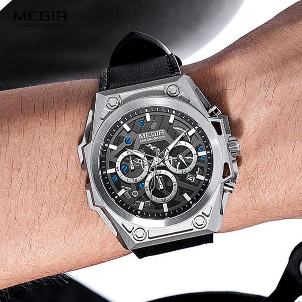 military sports watches men 2021 casual leather strap chronograph quartz watch man fashion waterproof wristwatch male wristwatches, Slivery;brown
military sports watches men 2021 casual leather strap chronograph quartz watch man fashion waterproof wristwatch male wristwatches, Slivery;brown