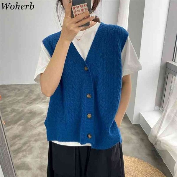 autumn winter loose women sleeveless sweater chic v-neck twisted ladies solid knitted vests femme waistcoat 210519, White
autumn winter loose women sleeveless sweater chic v-neck twisted ladies solid knitted vests femme waistcoat 210519, White