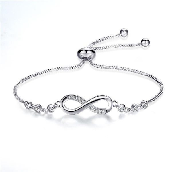 link, chain bracelets fashion crystal bracelet adjustable 8-character women's personality jewelry manufacturers, Black
link, chain bracelets fashion crystal bracelet adjustable 8-character women's personality jewelry manufacturers, Black