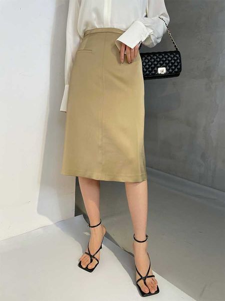 skirts ouevrey korean style high waist knee length bottoms straight fit solid color cotton skirt, Black
skirts ouevrey korean style high waist knee length bottoms straight fit solid color cotton skirt, Black