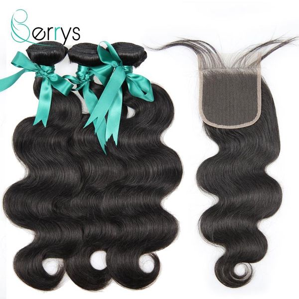 human hair bulks berryshair peruvian virgin body wave 3pcs bundles with 5x5 lace closure part unprocessed extension, Black
human hair bulks berryshair peruvian virgin body wave 3pcs bundles with 5x5 lace closure part unprocessed extension, Black