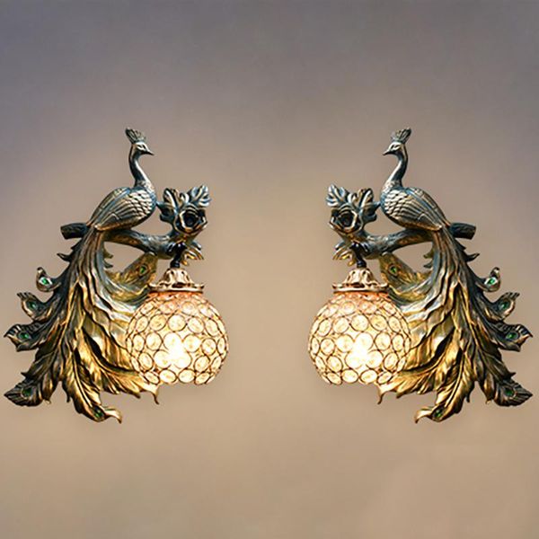 wall lamp retro led resin for living room bedroom sofa tv background light home decoration peacock model sconce
wall lamp retro led resin for living room bedroom sofa tv background light home decoration peacock model sconce