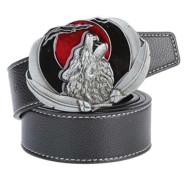 belts 2021 retro western chaotian wolf leather belt head punk cowboy high-quality fashion men's waist accessories, Black;brown
belts 2021 retro western chaotian wolf leather belt head punk cowboy high-quality fashion men's waist accessories, Black;brown