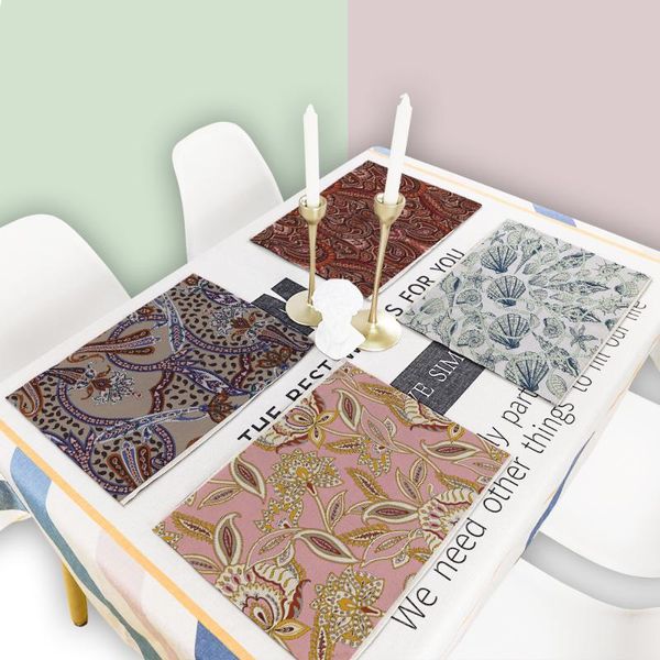 mats & pads 1pcs placemat dining table drink coasters western pad cotton linen cup mat 42*32cm cdl2395
mats & pads 1pcs placemat dining table drink coasters western pad cotton linen cup mat 42*32cm cdl2395