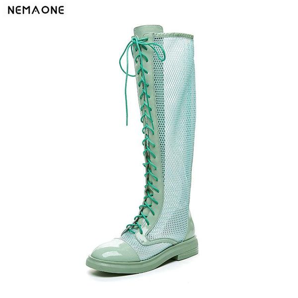 boots genuine leather fashion summer cross-tied women square heel knee high shoes ladies casual outdoor, Black
boots genuine leather fashion summer cross-tied women square heel knee high shoes ladies casual outdoor, Black