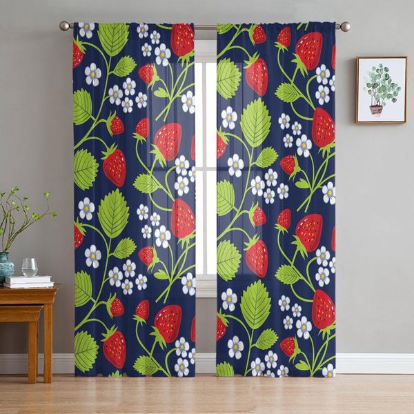 curtain & drapes fruit strawberry green leaf flower tulle curtains for living room bedroom modern voile kitchen window treatment
curtain & drapes fruit strawberry green leaf flower tulle curtains for living room bedroom modern voile kitchen window treatment