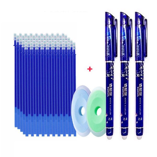 gel pens 55pcs/set colored ink erasable pen refills rods 0.5mm magic washable handle office school writing stationery
gel pens 55pcs/set colored ink erasable pen refills rods 0.5mm magic washable handle office school writing stationery