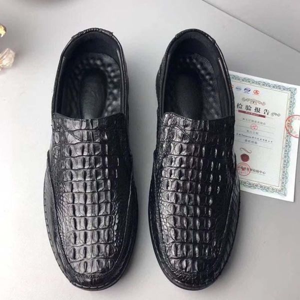 dress shoes wanexing crocodile back bone men casual fashion true skin trend flat loafers, Black
dress shoes wanexing crocodile back bone men casual fashion true skin trend flat loafers, Black