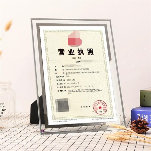 frames crystal glass po frame creative stage studio customized 6 "7" 8 "business license certificate a4 wholesale
frames crystal glass po frame creative stage studio customized 6 "7" 8 "business license certificate a4 wholesale