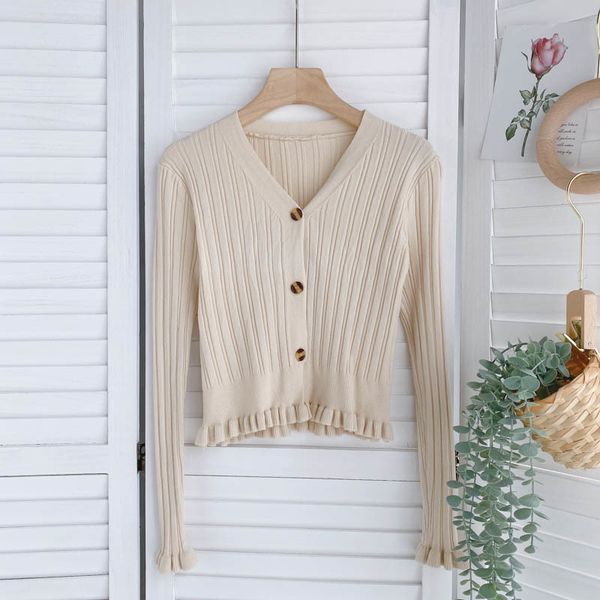women's sweaters retro cardigan jacket, women's temperament with low-cut v buttoned slim, long sleeve, short wooden ears dk1042 xk, White;black
women's sweaters retro cardigan jacket, women's temperament with low-cut v buttoned slim, long sleeve, short wooden ears dk1042 xk, White;black