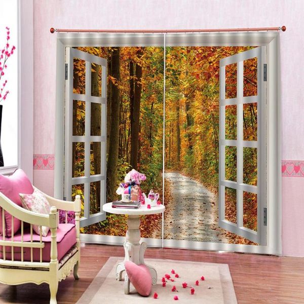 curtain & drapes custom autumn scenery curtains maple tree road blackout window polyester fabric living room bedroom decor
curtain & drapes custom autumn scenery curtains maple tree road blackout window polyester fabric living room bedroom decor