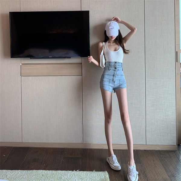 shorts high waist stretch jeans women's summer straight tube show thin a-line 2020 new pants, White;black
shorts high waist stretch jeans women's summer straight tube show thin a-line 2020 new pants, White;black