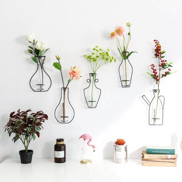 creative home art nordic style iron frame vase wall hanging plant dried flower racks bottle diy decorative shelves planters & pots
creative home art nordic style iron frame vase wall hanging plant dried flower racks bottle diy decorative shelves planters & pots