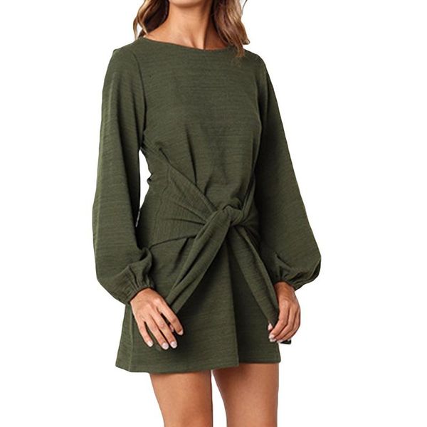 french retro mini dress women elegant long lantern sleeve dresses ladies casual party solid color bandage slim se6, Black;gray
french retro mini dress women elegant long lantern sleeve dresses ladies casual party solid color bandage slim se6, Black;gray