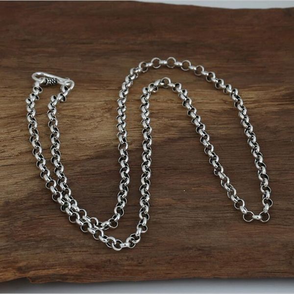 chains dia 4mm solid sterling silver 925 o link chain necklace for pendants simple classic style long 45~80cm
chains dia 4mm solid sterling silver 925 o link chain necklace for pendants simple classic style long 45~80cm