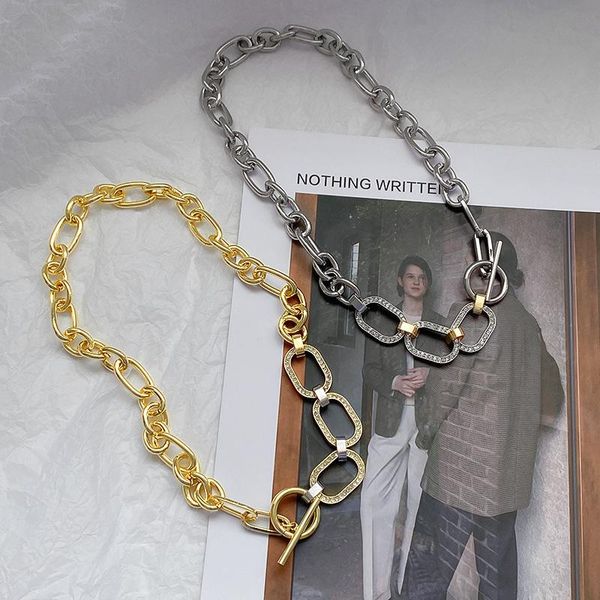 chokers fflacell diamond thick chain metallic necklace exaggerated temperament clavicle fashion personality punk party, Golden;silver
chokers fflacell diamond thick chain metallic necklace exaggerated temperament clavicle fashion personality punk party, Golden;silver