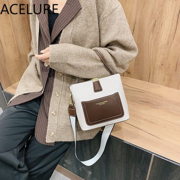 evening bags acelure solid color high capacity shoulder 2021 fashion pu leather bucket patchwork wide strap tote bag for women lady
evening bags acelure solid color high capacity shoulder 2021 fashion pu leather bucket patchwork wide strap tote bag for women lady