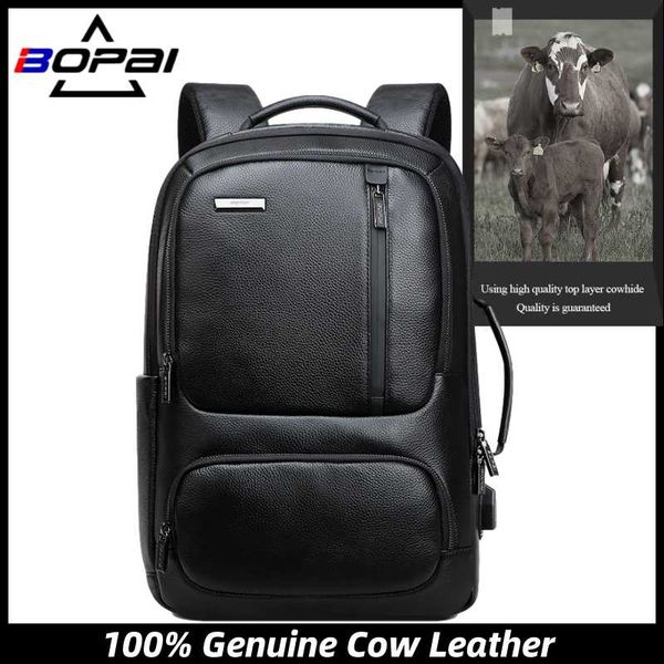 men lapbackpack genuine leather 15.6 inch usb charging port enlarge business anti theft travel working bags
men lapbackpack genuine leather 15.6 inch usb charging port enlarge business anti theft travel working bags