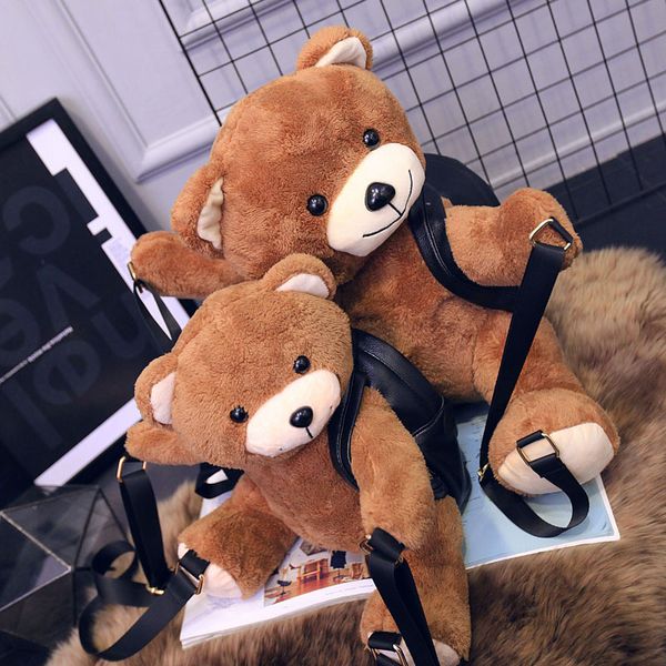 bags backpack cute bear cartoon female creative gift animation soft leather schoolbag, Black;red
bags backpack cute bear cartoon female creative gift animation soft leather schoolbag, Black;red