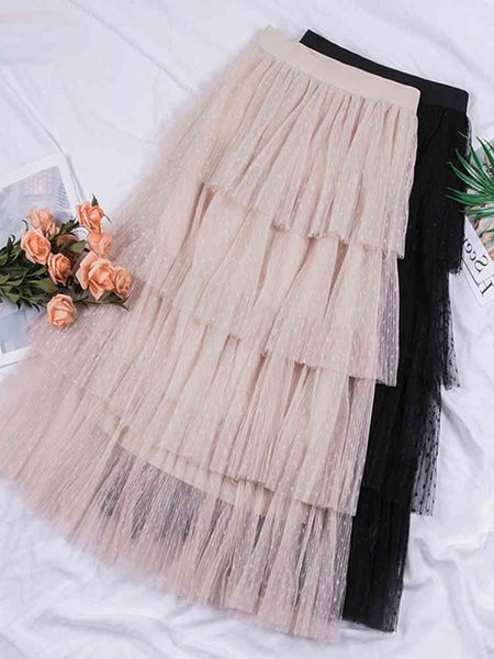 summer cake layered long pleated skirts women mid-calf ruffled vintage tiered tulle y2k visual kei clothing black 210513
summer cake layered long pleated skirts women mid-calf ruffled vintage tiered tulle y2k visual kei clothing black 210513