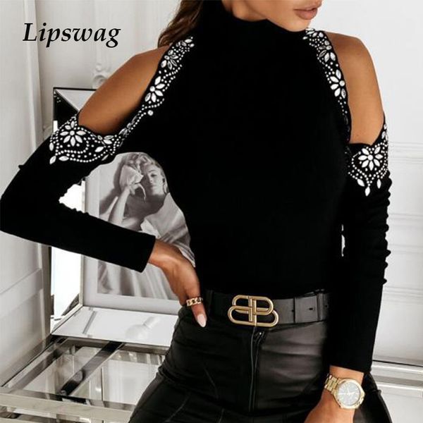 women diamond decorate slim bodycon blouse fashion elegant o neck black shirt blusa lady spring casual long sleeve pullover, White
women diamond decorate slim bodycon blouse fashion elegant o neck black shirt blusa lady spring casual long sleeve pullover, White