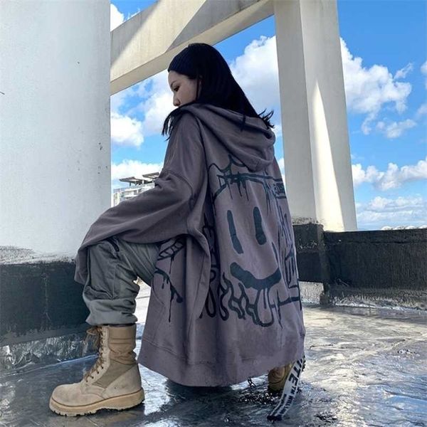 deeptown gothic hoodie women korean anime print long sleeve zip up tracksuit cotton streetwear oversized hip hop coat grunge 211023, Black
deeptown gothic hoodie women korean anime print long sleeve zip up tracksuit cotton streetwear oversized hip hop coat grunge 211023, Black