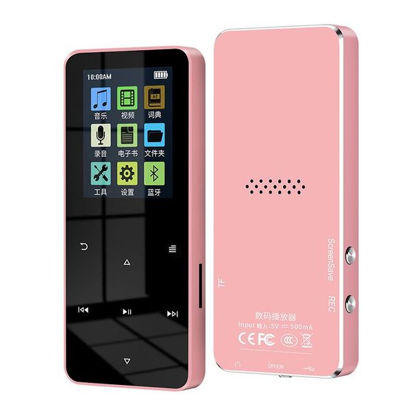 & mp4 players mp3 walkman student edition touch bluetooth lossless music player fm alarm clock pedometer built-in speaker
& mp4 players mp3 walkman student edition touch bluetooth lossless music player fm alarm clock pedometer built-in speaker