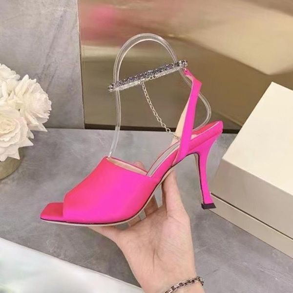 sandals 2021summer women's thin high heel bridal wedding stilettos shoes crystal rhinestone metal chain decor party, Black
sandals 2021summer women's thin high heel bridal wedding stilettos shoes crystal rhinestone metal chain decor party, Black