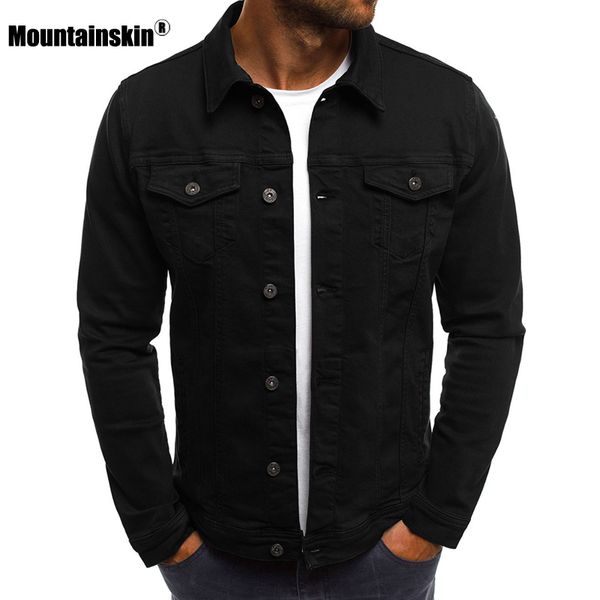 mountainskin men's autumn spring jean jackets slim fits denim solid color male coats men cowboy fashion brand clothing sa740, Black;brown
mountainskin men's autumn spring jean jackets slim fits denim solid color male coats men cowboy fashion brand clothing sa740, Black;brown