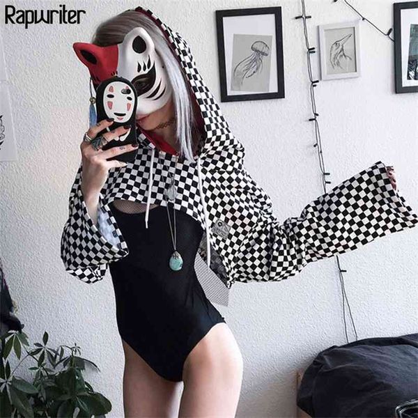 streetwear checkerboard print oversize hoodies women harajuku plaid raglan long sleeve pullovers sweatshirt 210510, Black
streetwear checkerboard print oversize hoodies women harajuku plaid raglan long sleeve pullovers sweatshirt 210510, Black