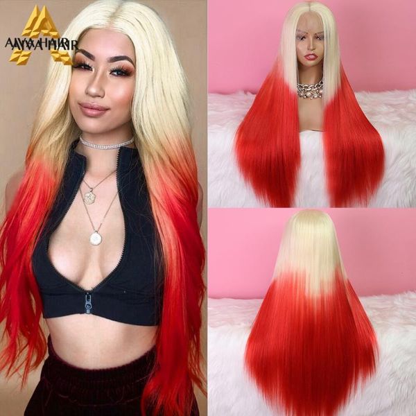 synthetic wigs aiva hair lace front wig heat resistant long straight ombre blonde red white blue cosplay for black women
synthetic wigs aiva hair lace front wig heat resistant long straight ombre blonde red white blue cosplay for black women
