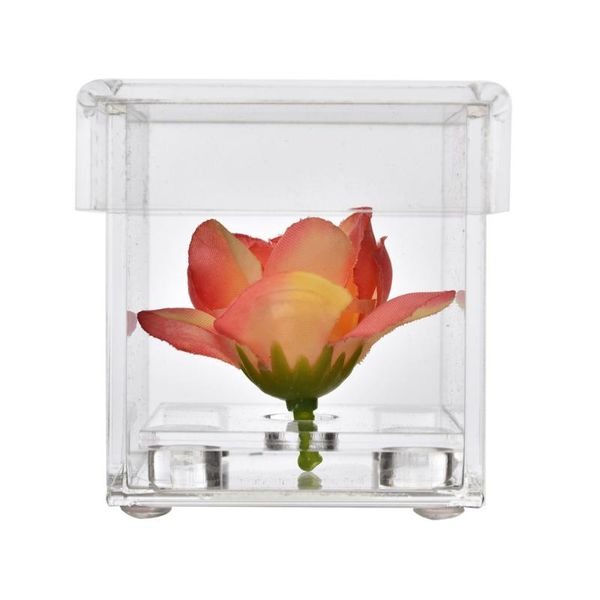 party decoration acrylic flower box 1 holes 
party decoration acrylic flower box 1 holes