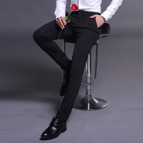 men's pants casual 2021 spring and summer leggings slim fit four sides elastic thin business trousers, Black
men's pants casual 2021 spring and summer leggings slim fit four sides elastic thin business trousers, Black