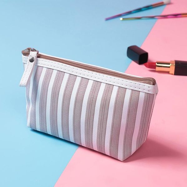 cosmetic bags & cases makeup pouch travel striped printed bag toiletry organizer purse
cosmetic bags & cases makeup pouch travel striped printed bag toiletry organizer purse