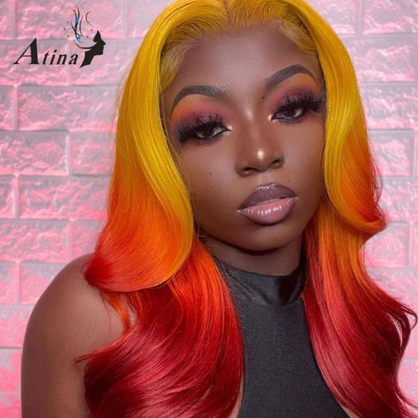 lace wigs yellow colored frontal wig for women pre plucked full 613 blonde body wave hd transparent glueless red front high density, Black;brown
lace wigs yellow colored frontal wig for women pre plucked full 613 blonde body wave hd transparent glueless red front high density, Black;brown