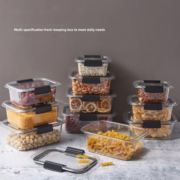 storage bottles & jars kitchen refrigerator transparent box sealed jar grains beans organizer food containers
storage bottles & jars kitchen refrigerator transparent box sealed jar grains beans organizer food containers